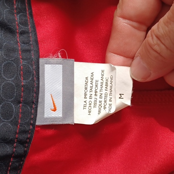 Red Nike swim shorts, Jr size medium - Picture 4 of 4
